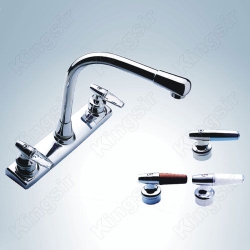 double handle sink tap