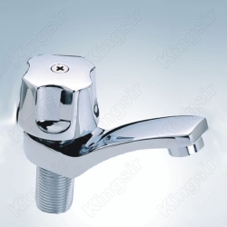 Basin Brass Water Taps Zinc Knob