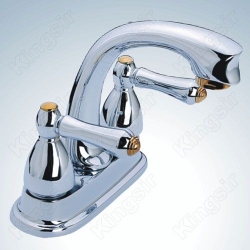 double handle basin tap