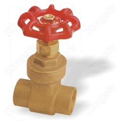 Brass Gate Valves With Solder Ends