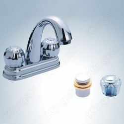 double handle basin tap