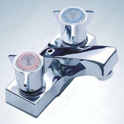 double handle basin tap