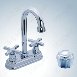 double handle basin tap