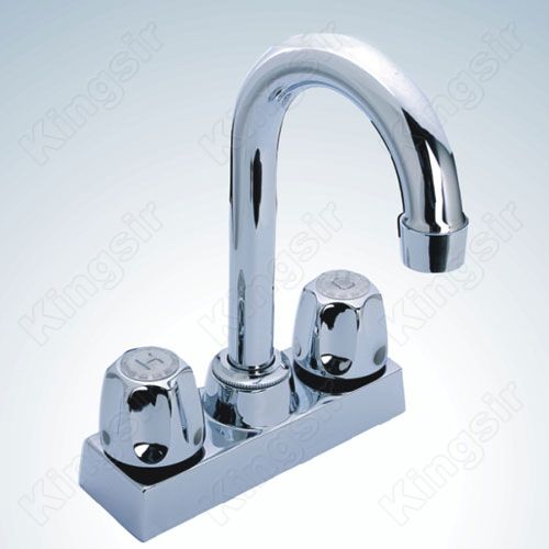 double handle basin tap