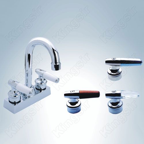 double handle basin tap