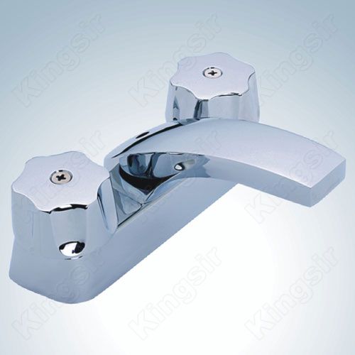 double handle basin tap