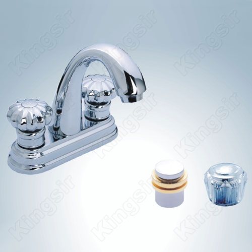 double handle basin tap