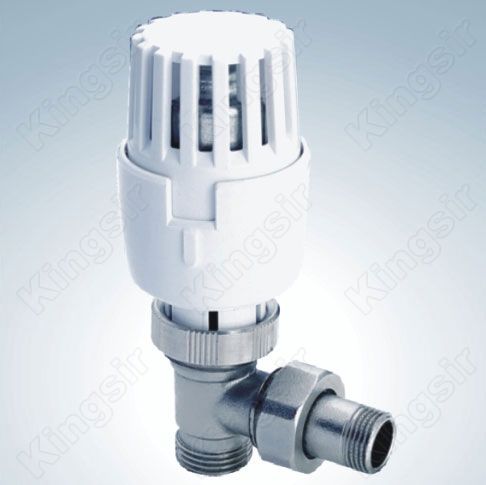 Angle Radiator Valve With Thermostatic Head