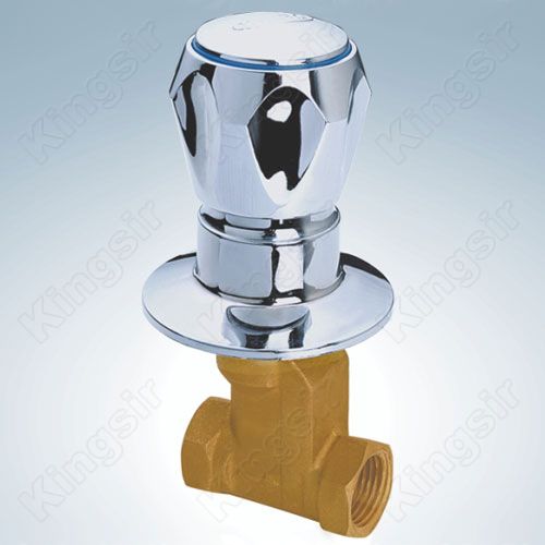 Brass Shower Valve With Zinc Flange And Knob