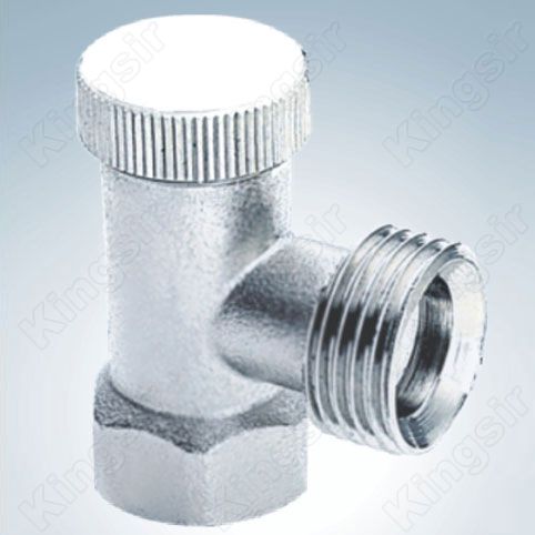 Brass Heating Valve Nickel Plated