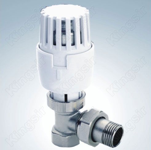 Angle Radiator Valve With Thermostatic Head