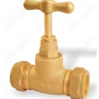 Brass Stop Valve With Pipe Union