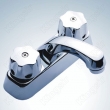 double handle basin tap